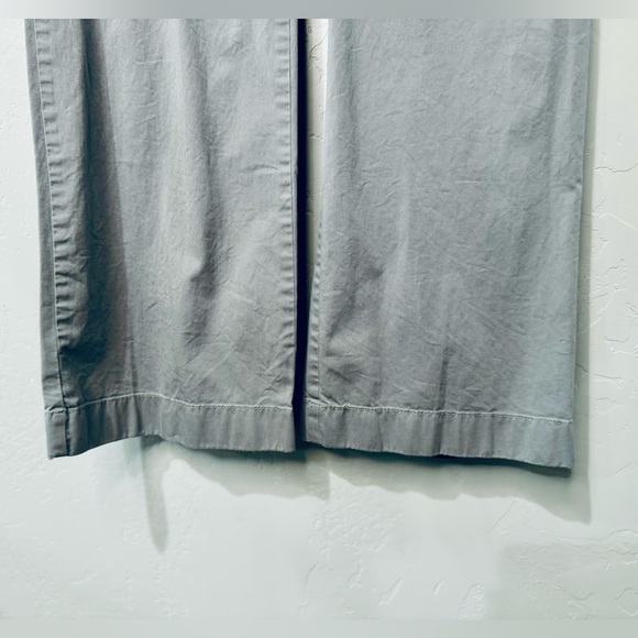 Ann Taylor Signature Pants Trouser Fit Gray Flat Front Straight Leg SZ 12 - Picture 7 of 16